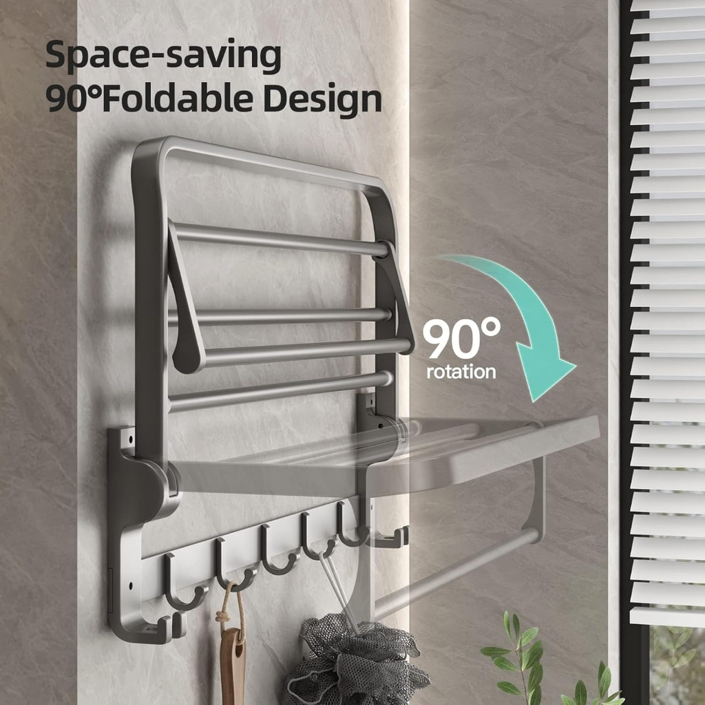 PORTA TOALLA K10 SEAWELL GRIS