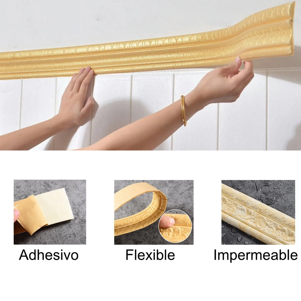 3D MAX MOLDURA 2350X100MM WB ORDER 03