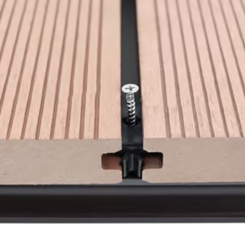 GRAPA CLIP PLASTICO C/ TORNILLO DECK WPC