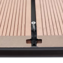 GRAPA CLIP PLASTICO C/ TORNILLO DECK WPC