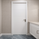 PUERTA DE INTERIOR MDF 3' X 7' C/MARCO - WHITE 4 LINE 