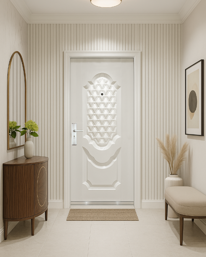 PUERTA MULTILOCK 2130X970X50MM REF. TH-65 (BLANCA DERECHA)  