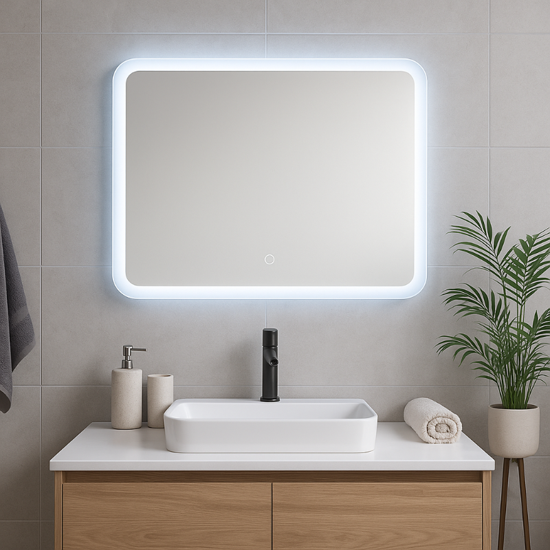 ESPEJO LED 80 X 60 X 4MM YH-3316 