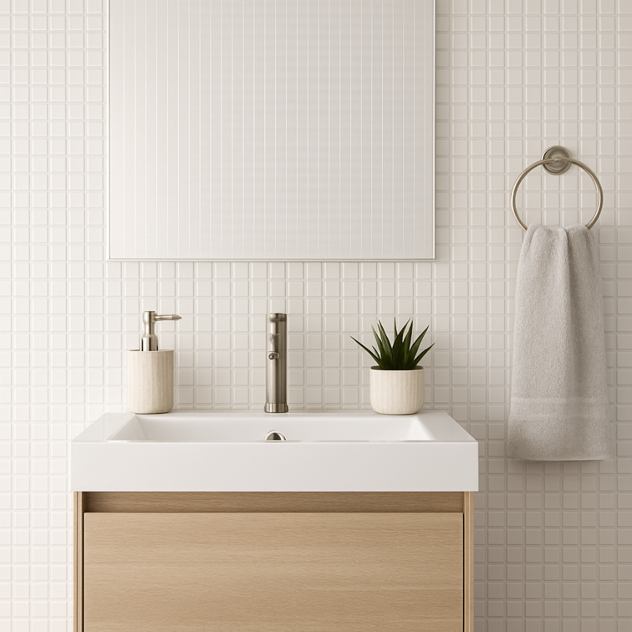 AZULEJO 20 X 30 DIAMOND WHITE (17 PCS / 1.02 MT)