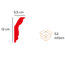 MOLDURA FOAM 12X5.5X200CM REF: TR-19 KARTAL