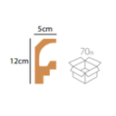 MOLDURA FOAM 12X5X200CM REF: TL-01