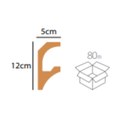 MOLDURA FOAM 12X5X200CM REF: TL-02