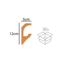 MOLDURA FOAM 12X5X200CM REF: TL-03