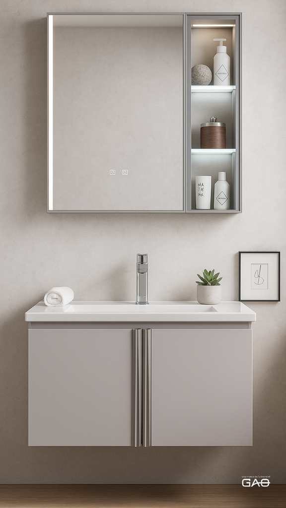 MUEBLE DE BAÑO REF. 365B-80 REF. VERA 80