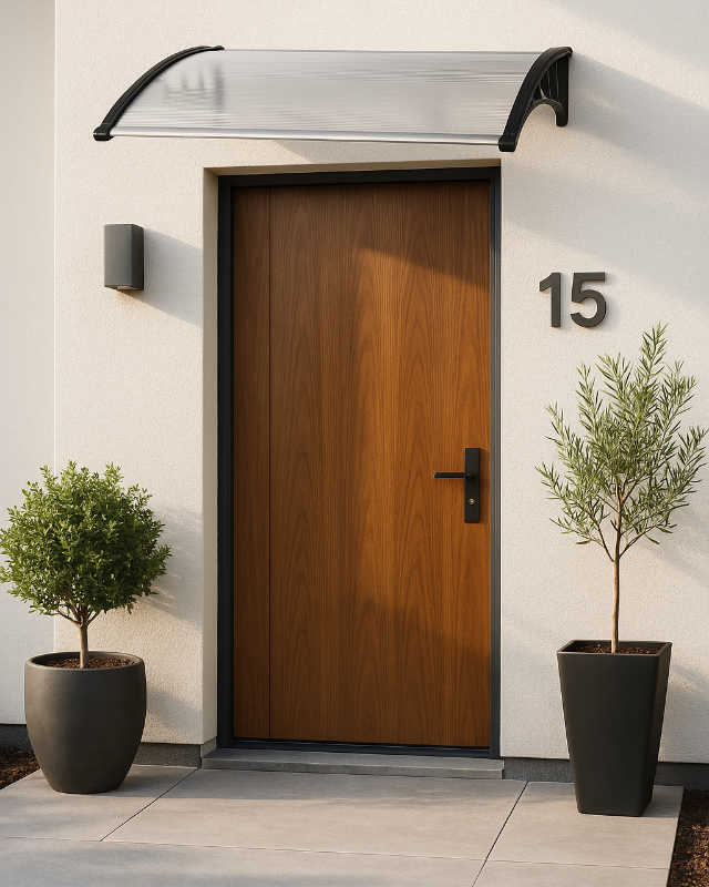 ALERO DECORATIVO DE POLICARBONATO 1 X 1.80M 