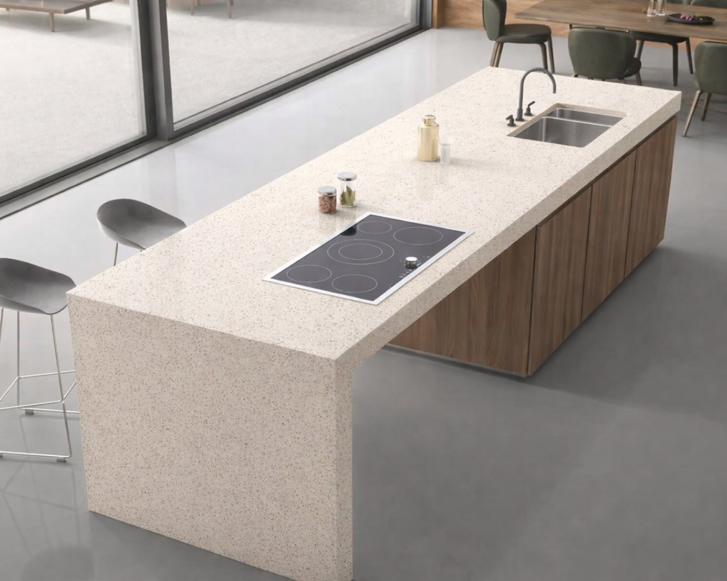 PORCELANATO 80 X 240 GRAVEL SEPIA GLOSSY