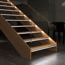 PELDAÑO EXTERIOR 30 X 45 PARA LED PLATA 2.5ML