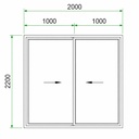 VENTANA 2.00M X 2.20M (DEC) (CLEAN)