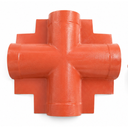 UNION 4 VIAS UPVC COLOR TEJA 