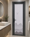 PUERTA DE ALUMINIO NEW 2 X 7 GRIS