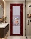 PUERTA DE ALUMINIO NEW 2 X 7 PALO ROSA 2