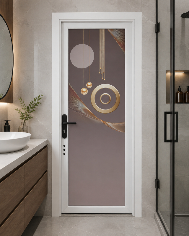 PUERTA DE ALUMINIO NEW 2 X 7 BLANCA 