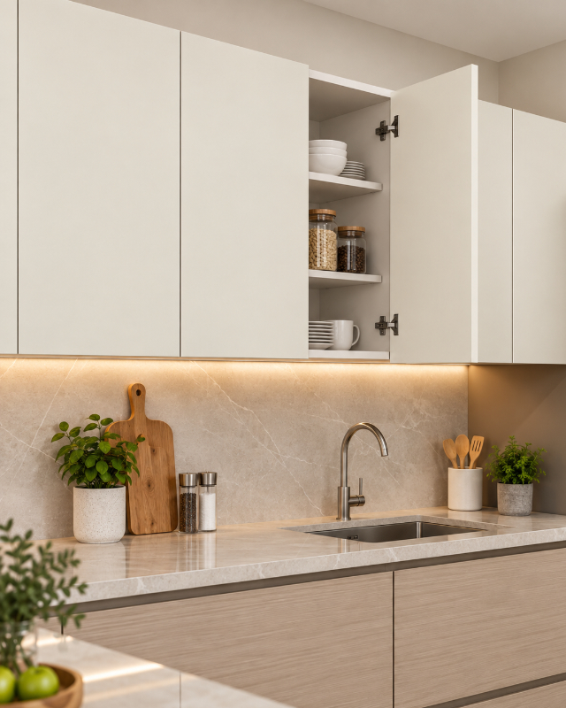 PUERTA SPC BASIC CREMA A:40CM X L:65CM REF.0372