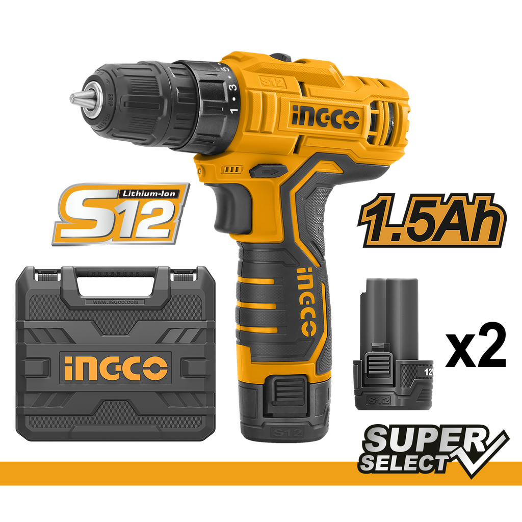 TALADRO LITIO 12V 3/8"