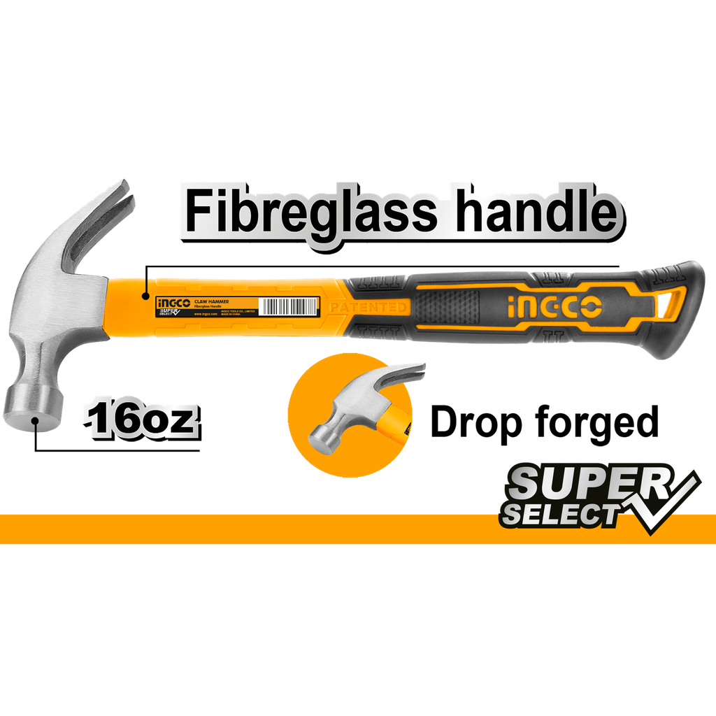 [AGOTADO] MARTILLO 16OZ MANGO DE FIBRA