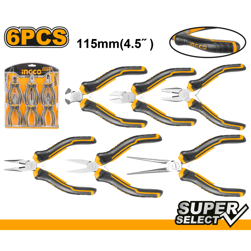 SET DE MINI PINZA 6 PCS