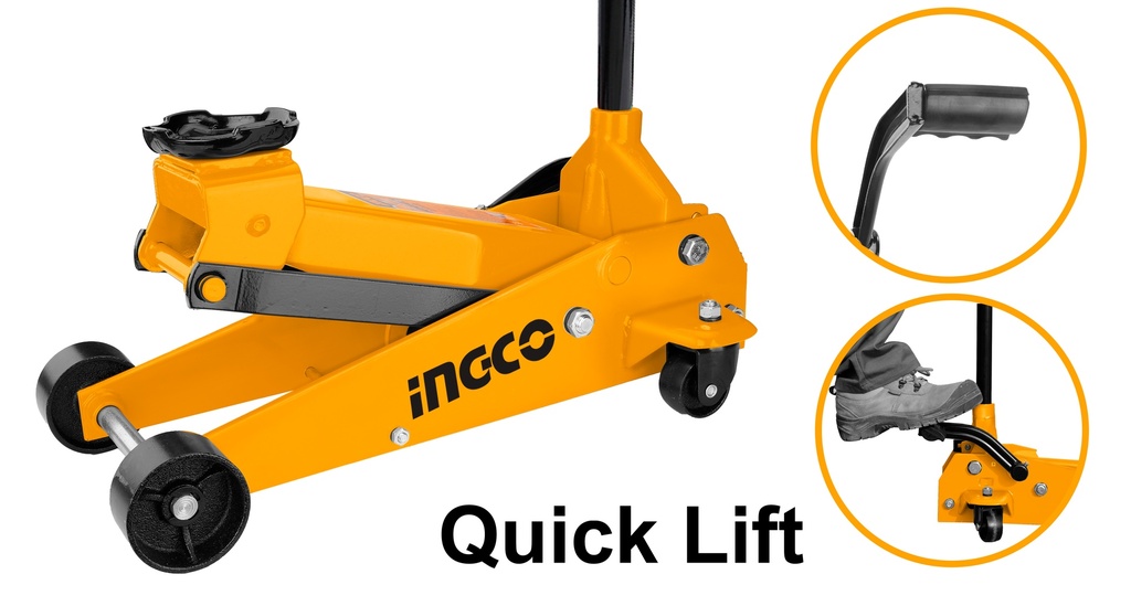 JACK HIDRAULICO DE PISO 3TON 500MM