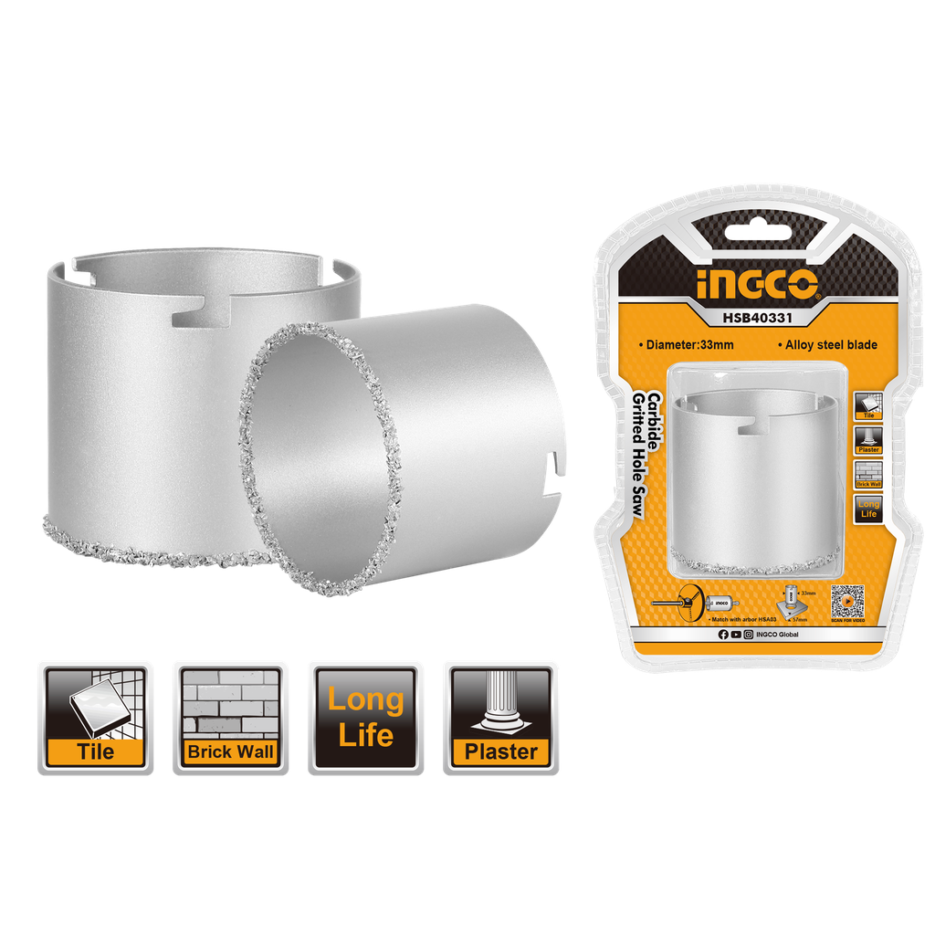 BROCA GRANO DE CARBURO 33MM