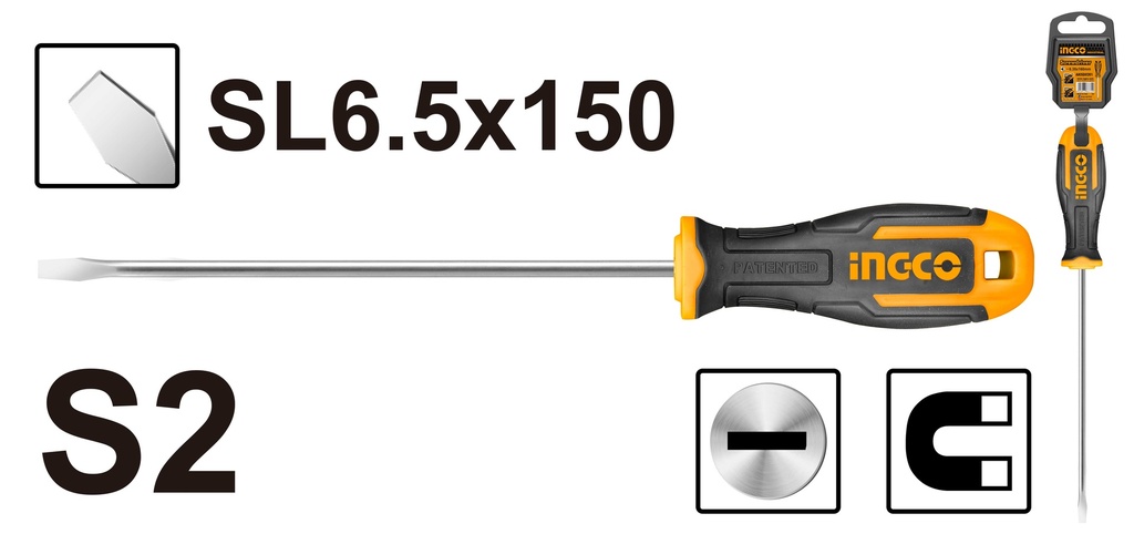 DESTORNILLADOR PLANO SL6.5X150