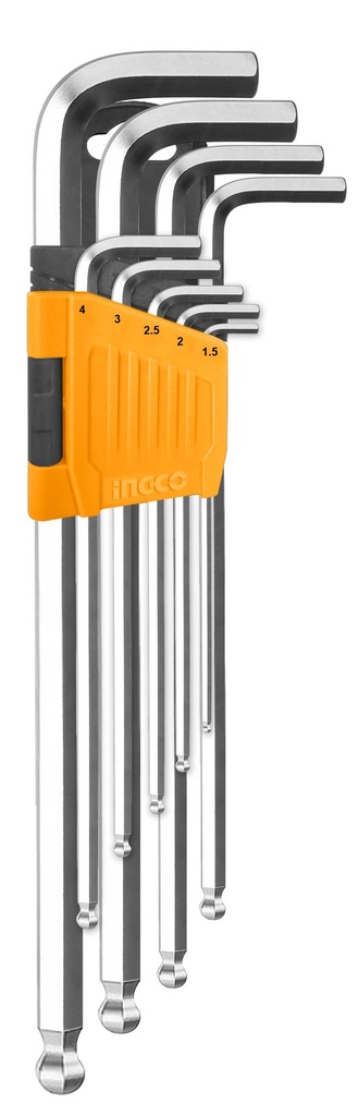 LLAVE HEX LARGO 9 PCS