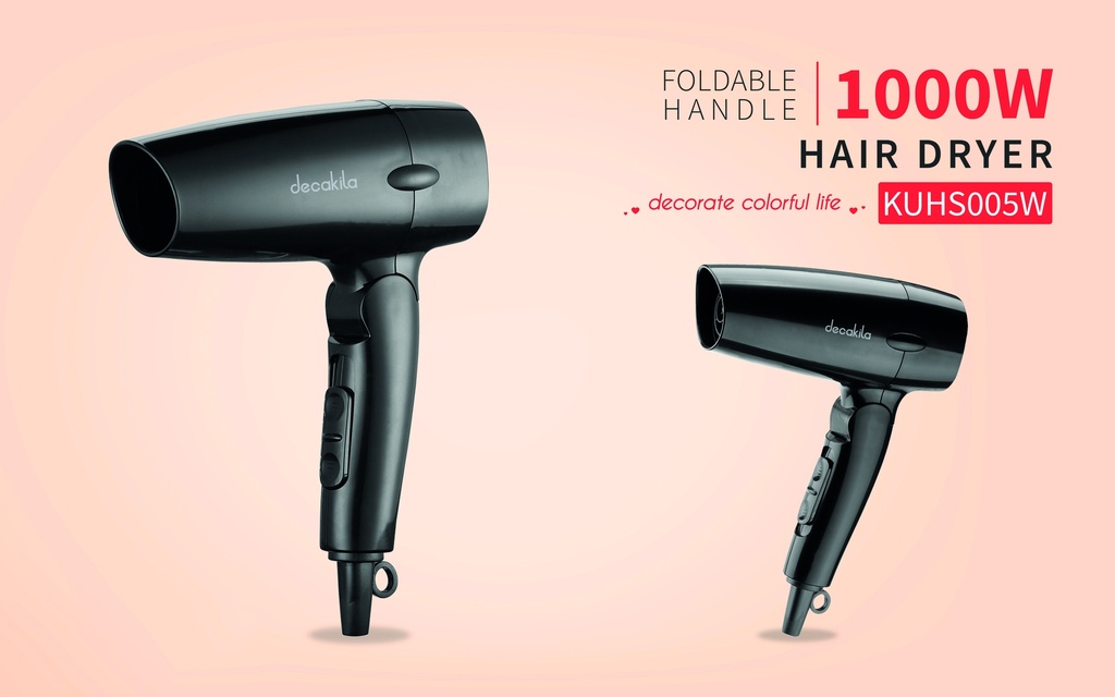 SECADOR DE CABELLO 1000W
