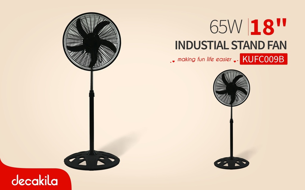 ABANICO PEDESTAL 18" 65W