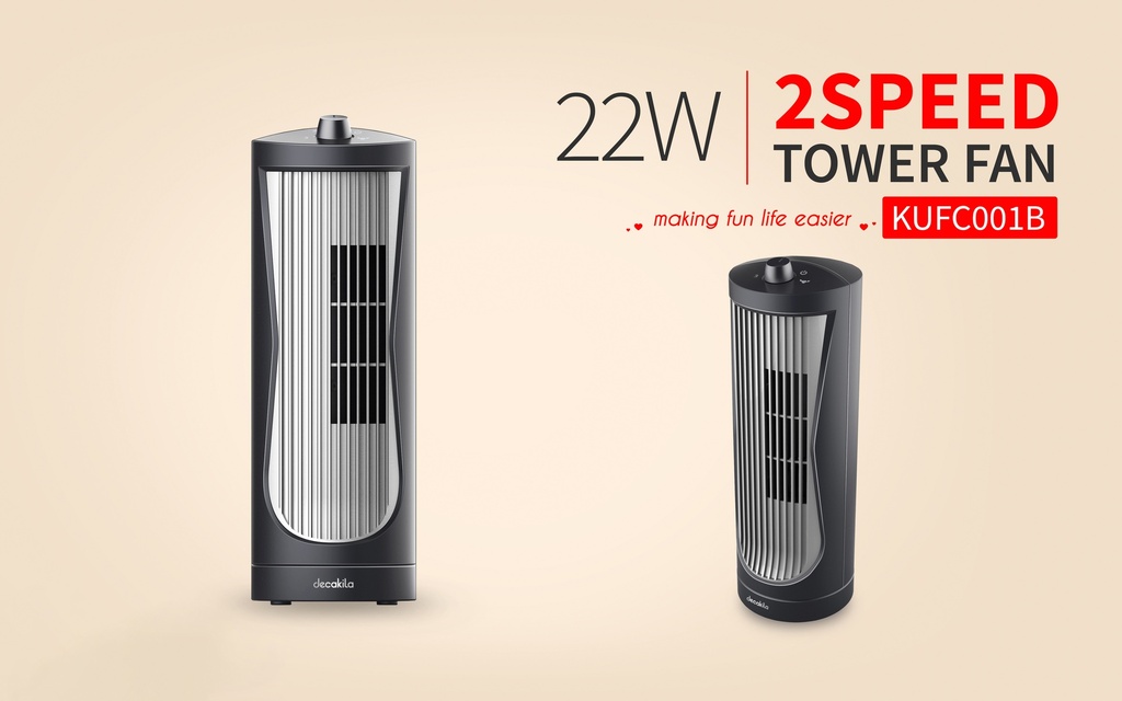 ABANICO DE TORRE 22W