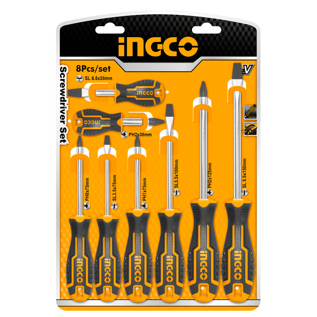 JUEGO DESTORNILLADOR 8 PCS