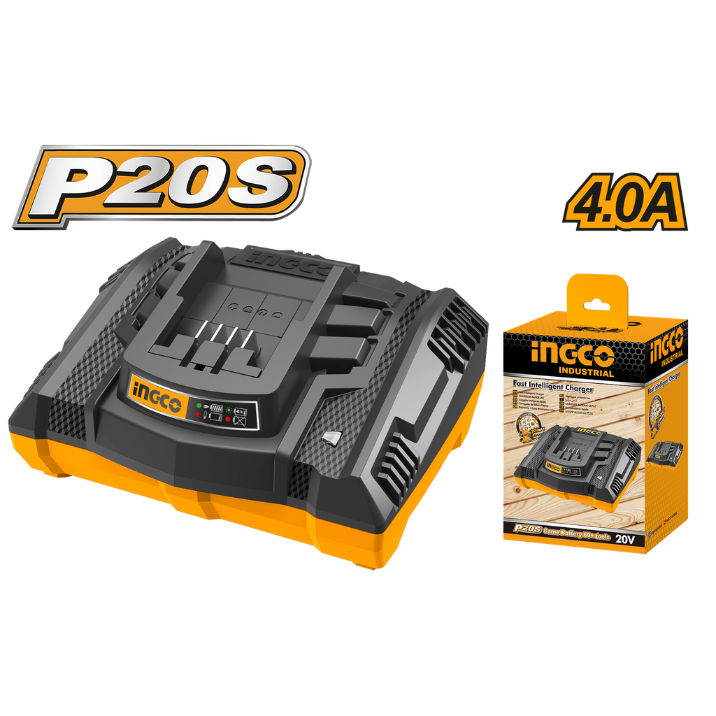 CARGADOR INTELIGENTE BATERIA 20V 4A