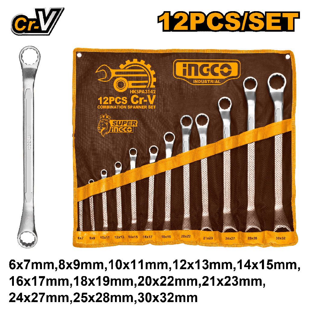 LLAVE DE COMBINACION 6-32MM 12 PCS