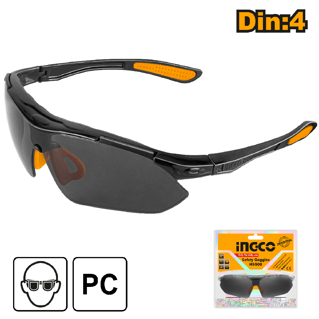 LENTE DE SEGURIDAD OSCURO N.9