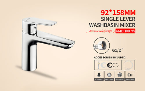 LLAVE DE LAVAMANO SENCILLA PALANCA 1/2"