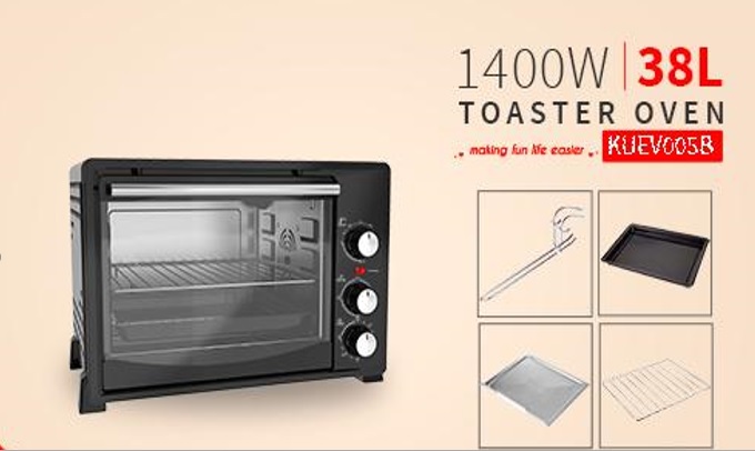 HORNO DE MESA 38L 1400W
