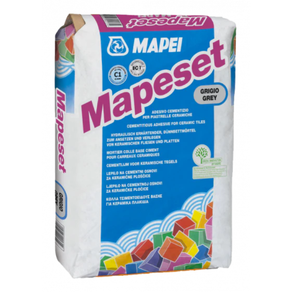 PEGAMENTO MAPESET GRIS 20KG MAPEI