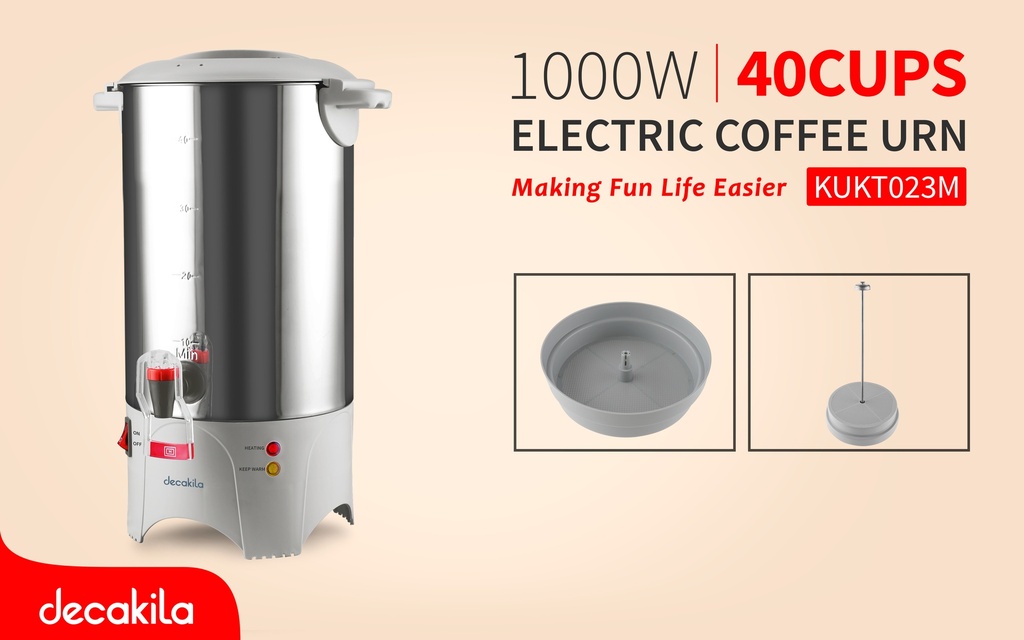URNA PARA CAFE 6L 1000W