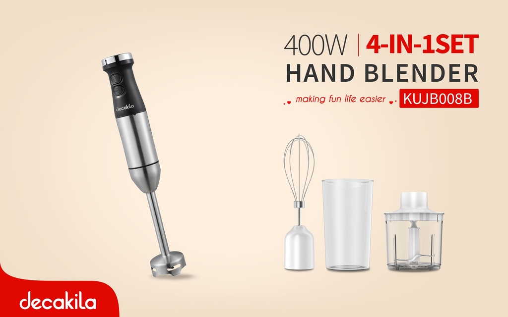 BATIDORA DE MANO 4 EN 1  400W