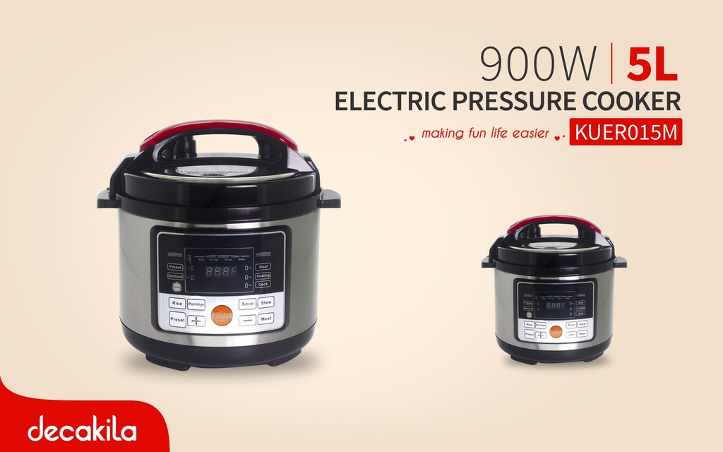OLLA DE PRESION ELECTRICA 5L 900W