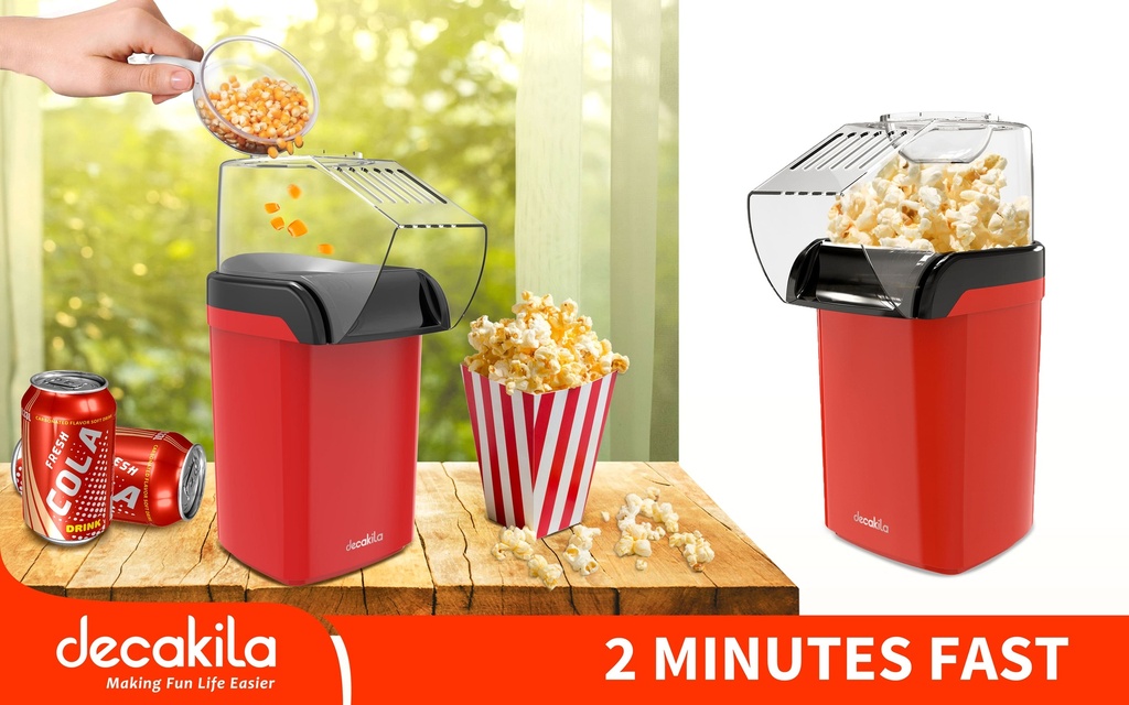 MAQUINA PARA PALOMITAS 0.27L 1200W