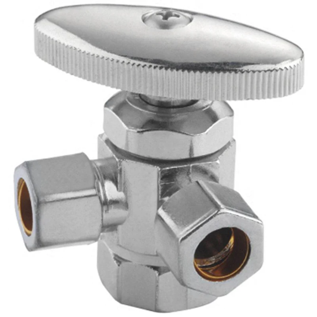 LLAVE DE ANGULO DOBLE 3/8" X 3/8" X 3/8" TAIWAN AMER
