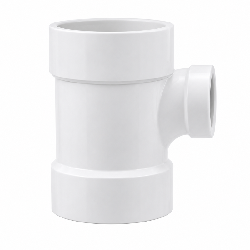TEE PVC SCH-40 LISA 4" X 3"