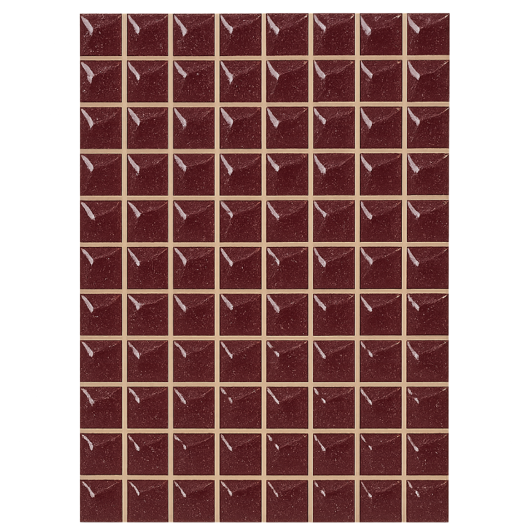 AZULEJO 20 X 30 WAVY BURDEOS (17PZ/1.02M2)