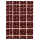 AZULEJO 20 X 30 WAVY BURDEOS (17PZ/1.02M2)