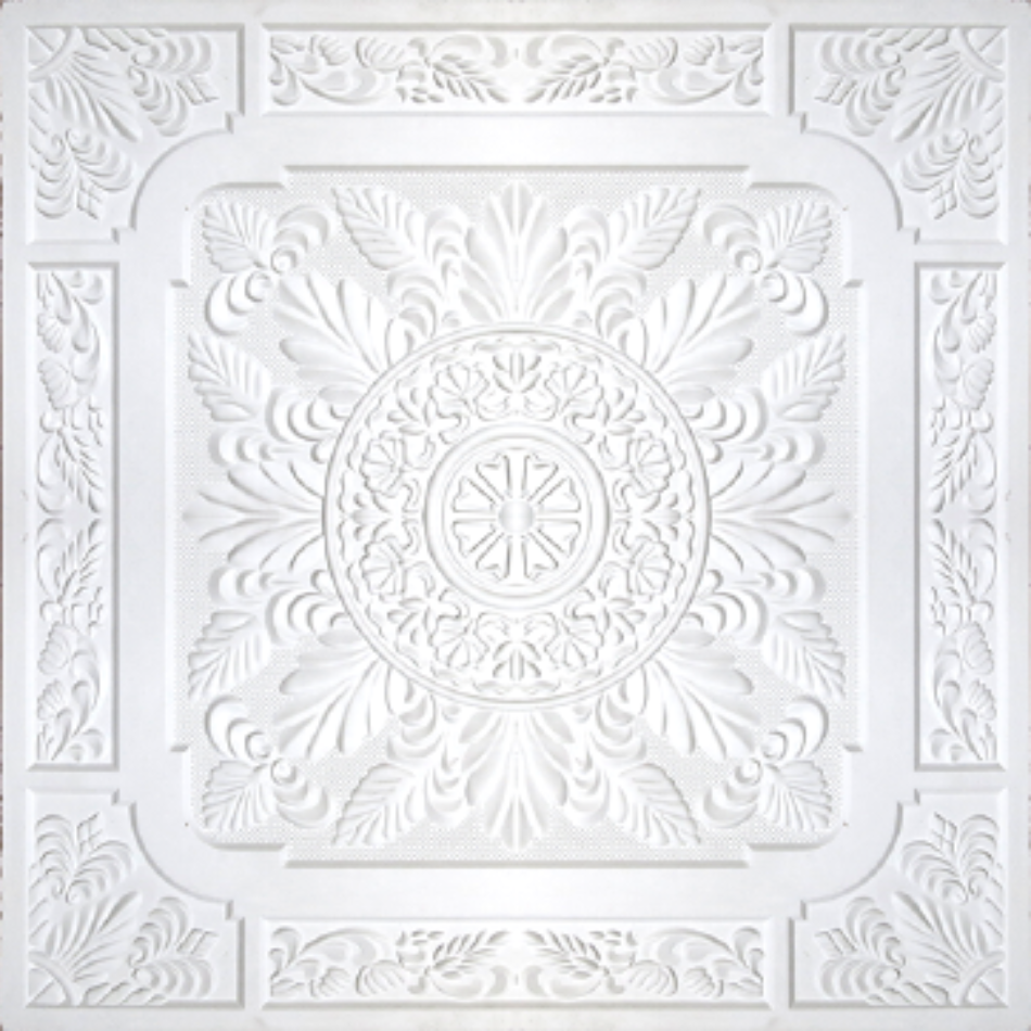 CIELO RASO GYPSUM 2 X 2 MOD. FIBER WHITE