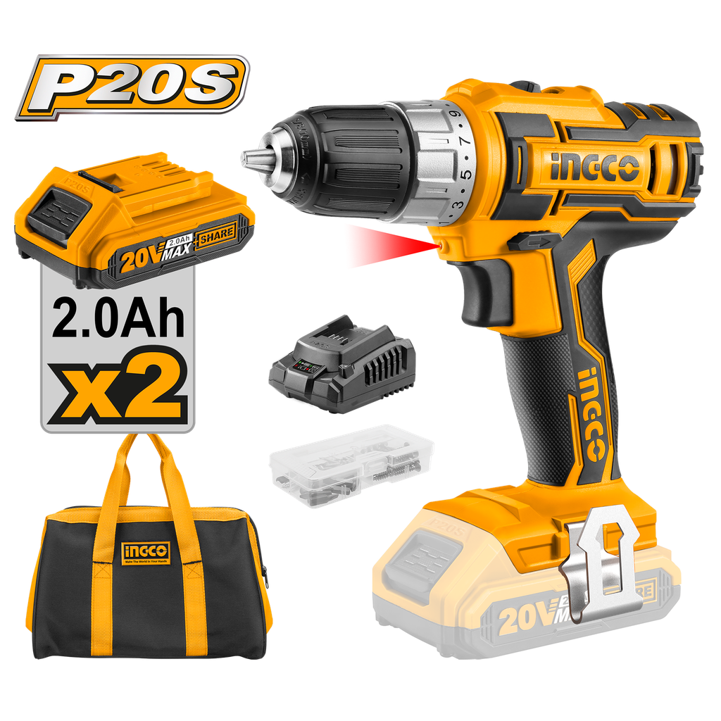 TALADRO 20V 3/8"