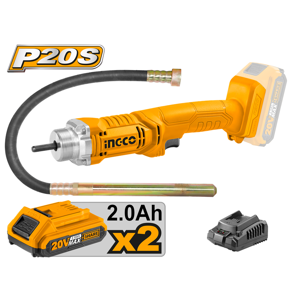 VIBRADOR DE CONCRETO 20V